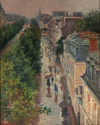 Escena de calle en París